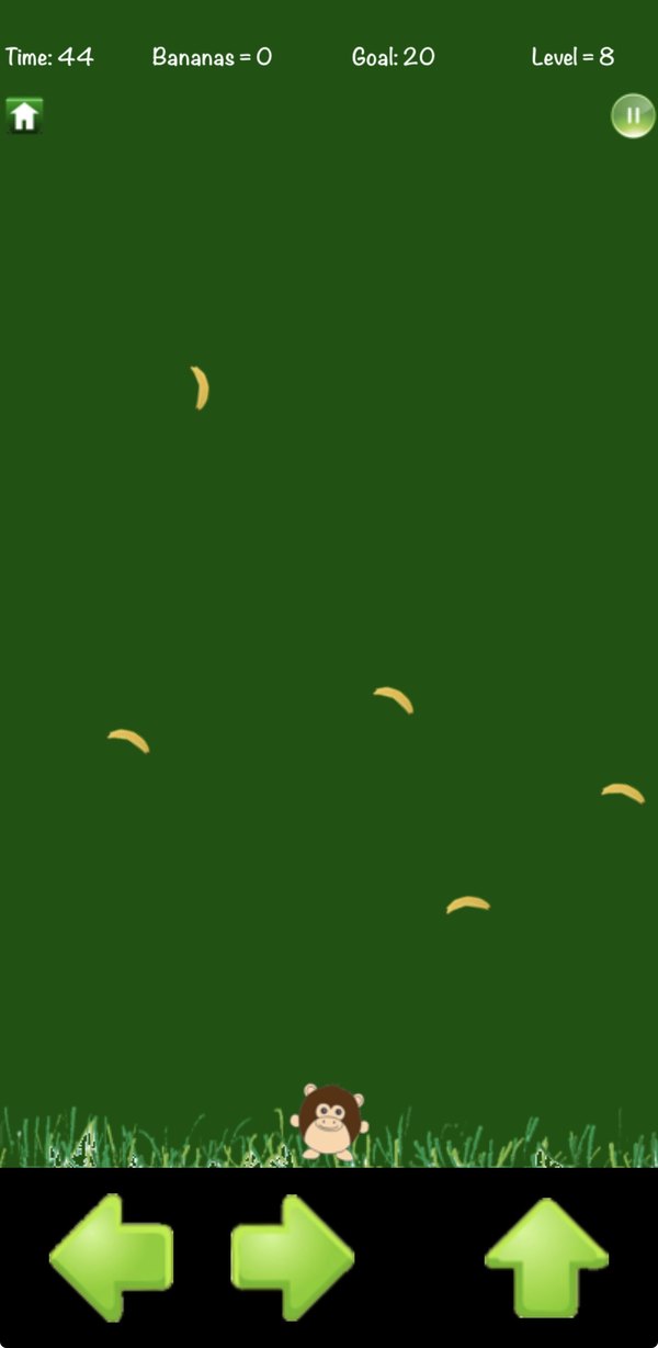 Bananas raining down