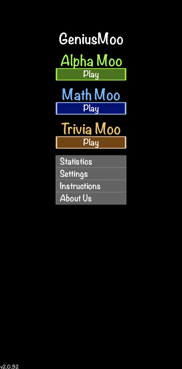 GeniusMoo menu